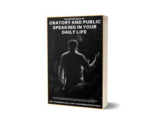 PLR E-BOOK: The Importance of Oratory and Public Speaking in Your Daily Life